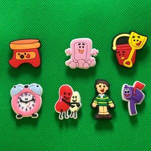 NEW Set of 7 Blues Clues Nickelodeon Croc Charms. Bundle up to save more.